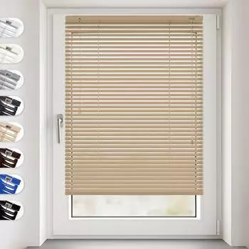 Sonello Klemmfix-Aluminium-Jalousie 70x175cm beige