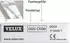 Velux Plissee-Faltstore Standard FHL CK04) weiß