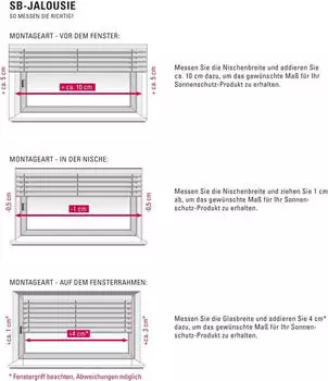 Gardinia Aluminum-Lamellen 25mm 6923 (140 x 240cm) Wei&szlig;