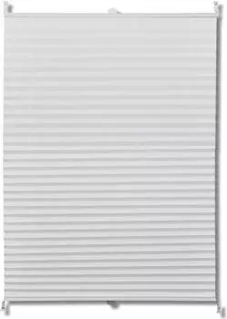 vidaXL Plissee Rollo 60x100 cm Wei&szlig;