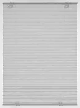 Gardinia Plissee Solo mit Saugnäpfen grau 40x130cm 40x130cm