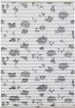 Gardinia Plissee Concept zum Klemmen Flowers and Plants Bl&uuml;te 80x210cm