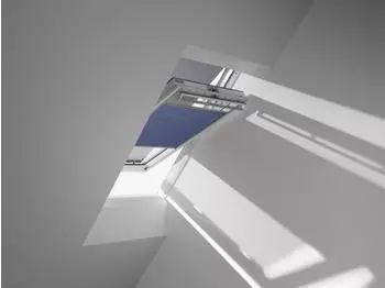 Velux Vorteils-Set Hitzeschutz Plus FOP Manuell Uni Blau/Schwarz 1156 94x140cm PK08) Haltekrallen GGU