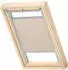 Velux Plissee Uni Sand 1259 Faltstore, 114x140cm SK08), Aluminiumschiene,GGU,Manuell