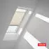Velux Plissee Uni Sand 1259 Faltstore, 66x118cm F06), Aluminiumschiene,GGU,Manuell