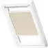 Velux Wabenplissee Uni Beige 1155, 134x98cm UK04), GGU,Manuell,weiße Schiene