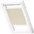 Velux Wabenplissee Uni Beige 1155, 66x98cm FK04), GGU,Manuell,weiße Schiene