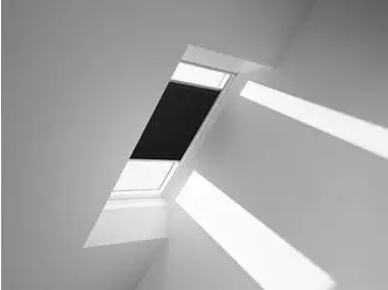 Velux Wabenplissee Uni schwarz 1047, 55x78cm CK02), Aluminiumschiene,GGU,Manuell