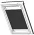 Velux Wabenplissee Uni schwarz 1047, 55x84cm Y21), Aluminiumschiene,GGU,Manuell