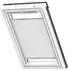Velux Wabenplissee Uni weiß, 94x98cm P04), GGU,Manuell,weiße Schiene