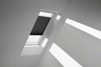 Velux Plissee manuell Graphit Aluminiumschiene (FHL Y87 1274S)