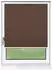 Deco-Raum Basic ohne Bohren 100x150cm Braun Blickdicht Klemmfix