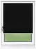 Deco-Raum Basic ohne Bohren 40x150cm Schwarz Blickdicht Klemmfix