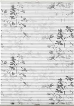 Gardinia Bella Bl&auml;tter 100 cm x 130 cm Wei&szlig;