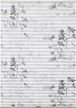 Gardinia Bella Bl&auml;tter 60 cm x 130 cm Wei&szlig;