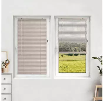 Victoria M. Aluminium-Jalousie mit Klemmclips 75x175cm creme