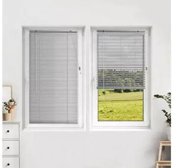 Victoria M. Aluminium-Jalousie mit Klemmclips 70x175cm silber