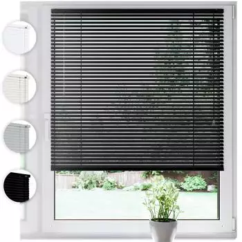 Sonello Klemmfix-Aluminium-Jalousie 45x175cm schwarz