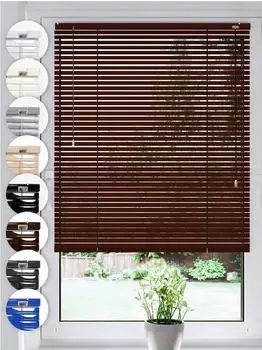 Sonello Klemmfix-Aluminium-Jalousie 130x175cm braun