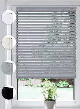 Sonello Klemmfix-Aluminium-Jalousie 150x220cm silber