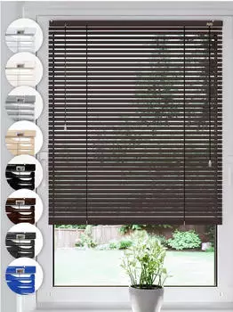 Sonello Klemmfix-Aluminium-Jalousie 110x130cm anthrazit