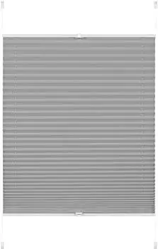 Gardinia EASYFIX Plissee Greta steingrau 90x130cm
