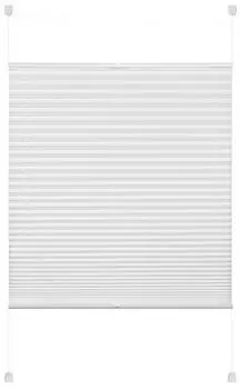 Gardinia EASYFIX Plissee Pia wei&szlig; 100x130cm