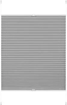 Gardinia EASYFIX Plissee Greta steingrau 80x130cm