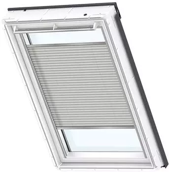 Velux Plissee Uni Sand 1259 Faltstore, 55x78cm CK02), Aluminiumschiene,GGU,Manuell