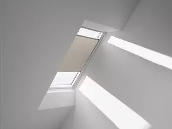 Velux Wabenplissee Uni Beige 1155, 55x104cm Y23), Aluminiumschiene,GGU,Manuell