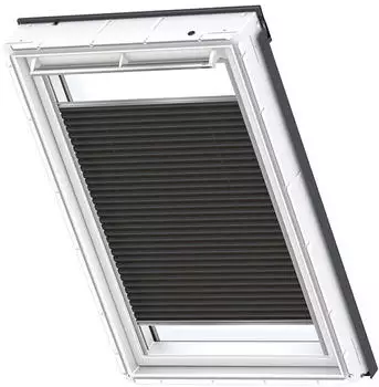 Velux Wabenplissee Uni schwarz 1047, 94x160cm PK10), Aluminiumschiene,GGU,Solar