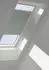Velux Wabenplissee Uni weiß, 94x118cm PK06), GGU,Manuell,weiße Schiene