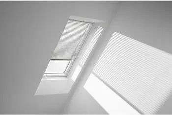Velux Standard-Jalousie manuell Silber mit wei&szlig;er Schiene (PAL UK08 7057SWL)
