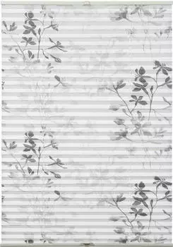 Gardinia Bella Bl&auml;tter 90 cm x 130 cm Wei&szlig;