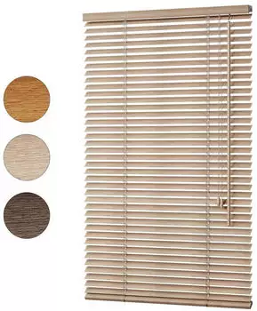 Sekey Holzjalousie 35mm Klemmfix 60x130cm eiche