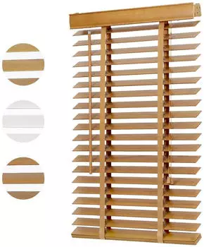 Sekey Holzjalousie 50mm 80x130cm eiche