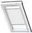 Velux Plissee Uni Weiß 1016 Faltstore, 78x118cm MK06), GGU,Manuell,weiße Schiene