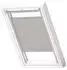 Velux Plissee Uni Weiß 1016 Faltstore, 78x118cm MK06), GGU,Manuell,weiße Schiene