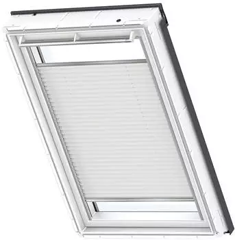 Velux Wabenplissee Uni wei&szlig;, 133X164cm Y99), Aluminiumschiene,GGU,Manuell