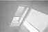 Velux Standard-Jalousie manuell Uni Silber, weiße Schiene (PAL CK02 7057SWL)