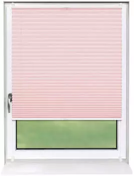 Deco-Raum Basic ohne Bohren 65x150cm Rosa Blickdicht Klemmfix