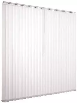 Ventanara Lamellenvorhang vertikal 89mm 200x180cm weiß