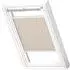 Velux Plissee Uni Sand 1259 Faltstore, 114x98cm S04), GGU,Manuell,weiße Schiene