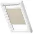 Velux Plissee Uni Sand 1259 Faltstore, 94x98cm P04), GGU,Manuell,weiße Schiene