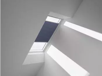 Velux Wabenplissee Uni Blau 1156 55x98cm C04), Aluminiumschiene,GGU,Manuell