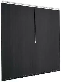 Ventanara Lamellenvorhang 100x250cm 89mm anthrazit
