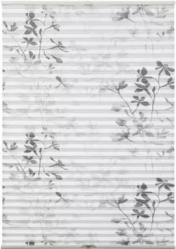 Gardinia Bella Bl&auml;tter 70 cm x 130 cm Wei&szlig;