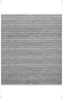 Gardinia Concept zum Klemmen 100 % Recycling Stoff 50 cm x 130 cm Grau