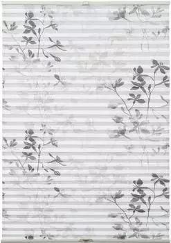 Gardinia Bella Bl&auml;tter 40 cm x 130 cm Wei&szlig;