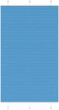 vidaXL Plissee blau 120x200cm, Stoffbreite 119,4cm, Verdunkelung Polyester (4015215)